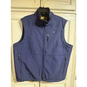 Men's King Ranch KR-15 Vest Navy Rancher Stretch Size 2XL